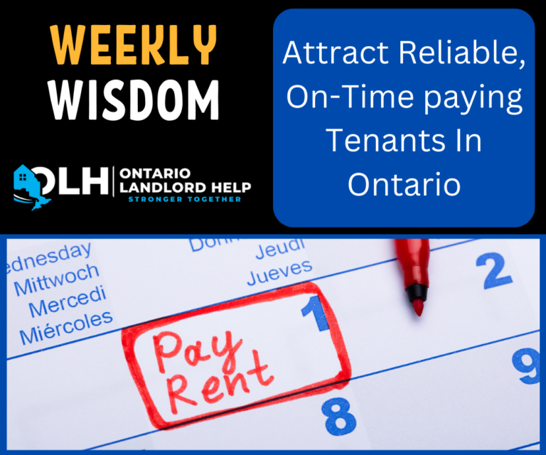 Attract Reliable, On-Time paying Tenants In Ontario